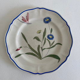Longchamp Libellule Salad Plate: French Floral Wall Decor