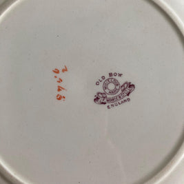 1920s Whieldon Ware Plates (Set of 3): Old Bow Bird & Floral Motif