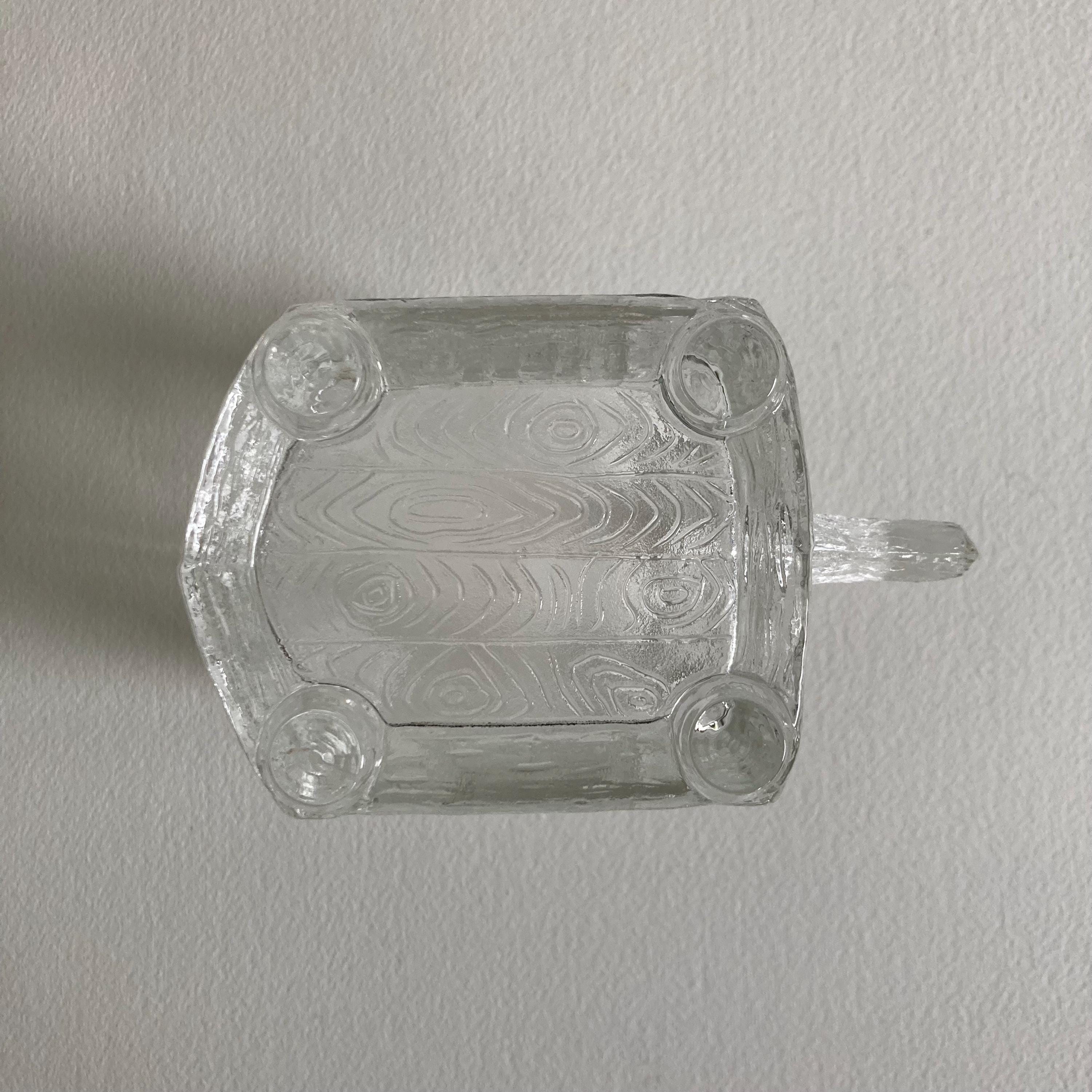 Antique EAPG Log Cabin Creamer - Central Glass Co. Circa 1875