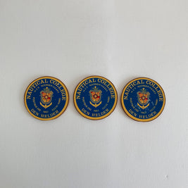 Vintage Nautical College Drink Coasters - Royal Naval College of the Netherlands