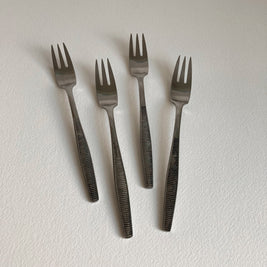 Vintage Dansk Variation VI Salad Forks (Set of 4) - Jens Quistgaard Danish Modern Flatware