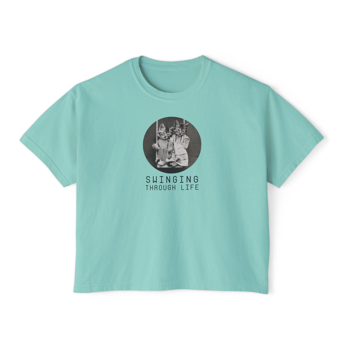 'Swinging Through Life' Women's Boxy Tee