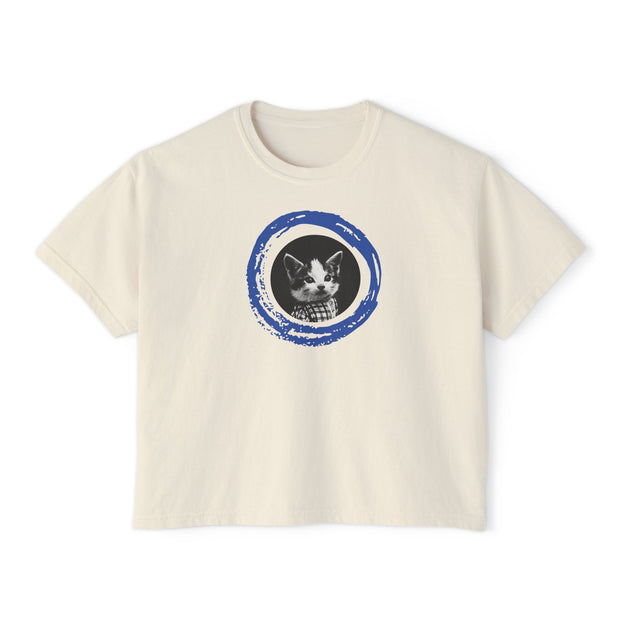 'Cute Kitten' Women's Boxy Tee