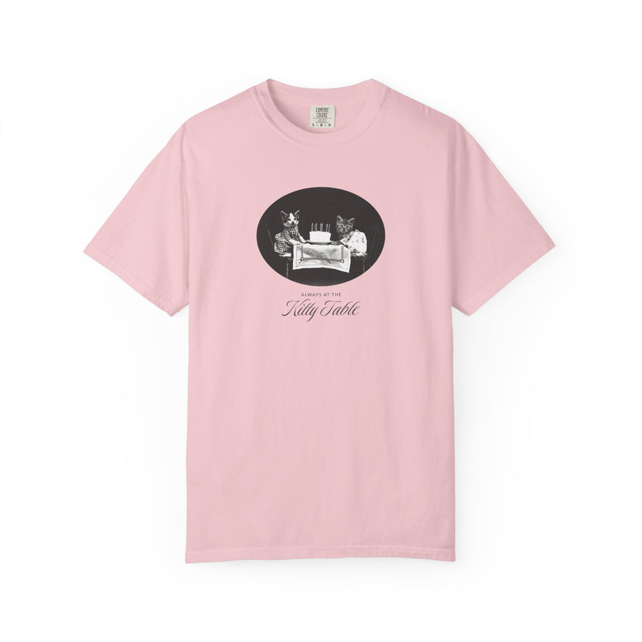 'Always at the Kitty Table' Unisex Adult Tee