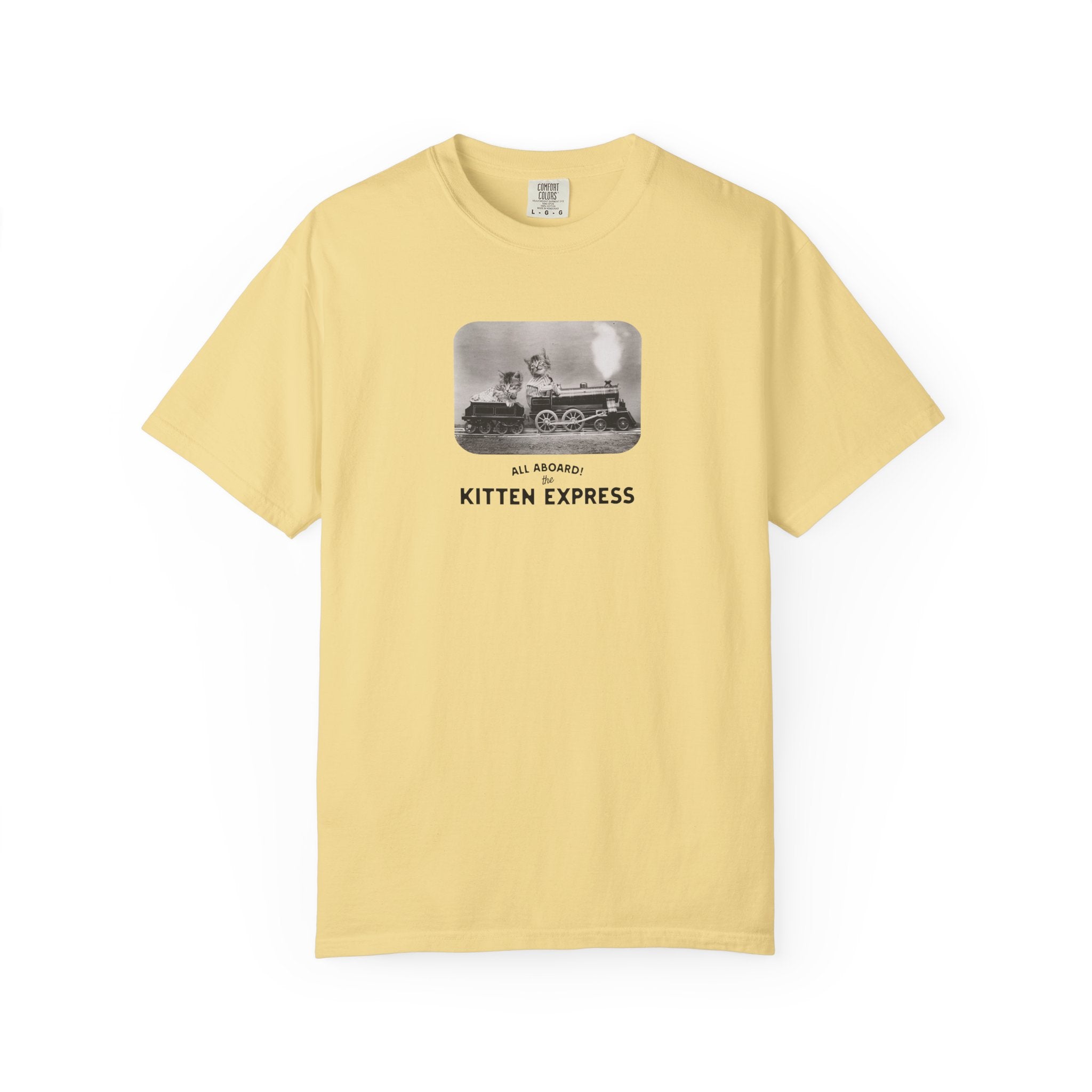 'All Aboard the Kitten Express' Unisex Adult Tee