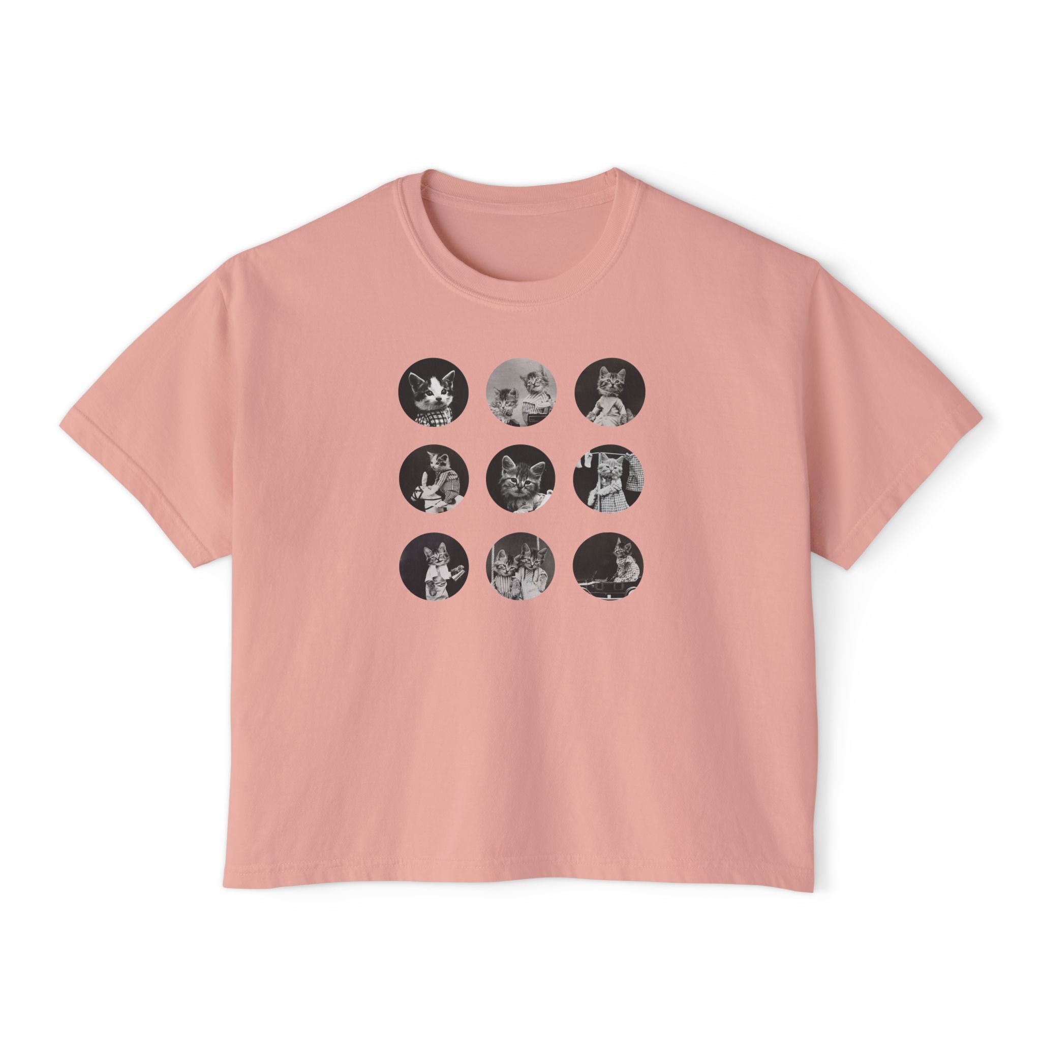'Nine Lives' Women's Boxy Tee