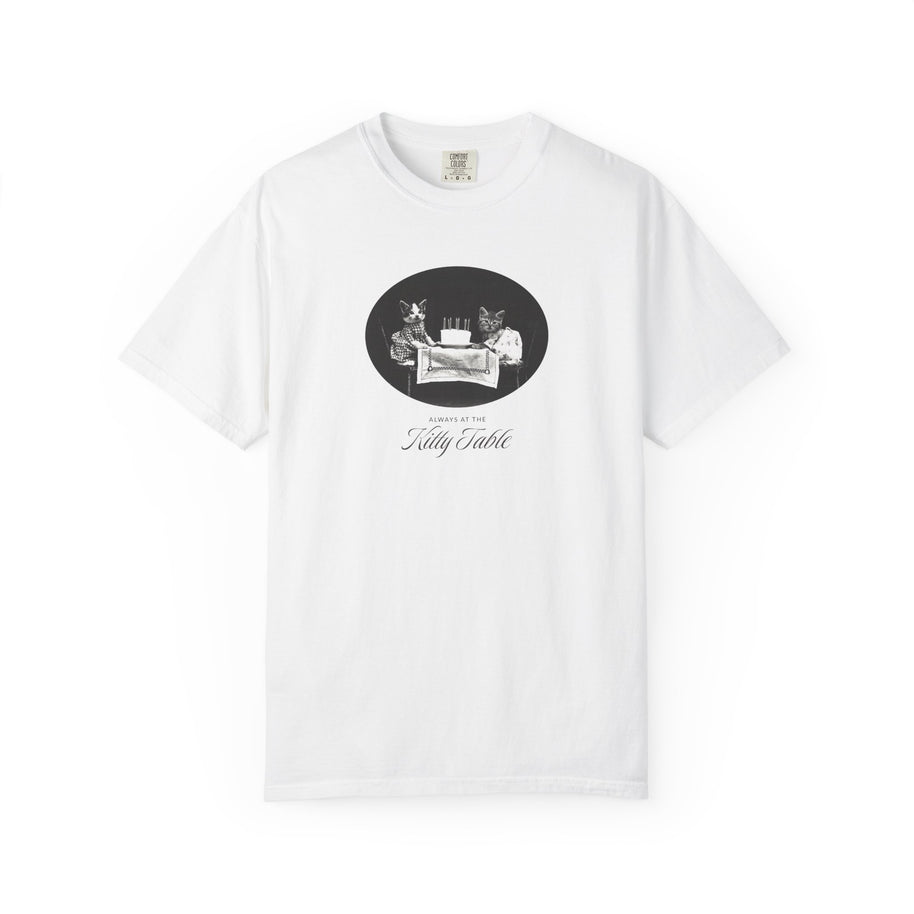 'Always at the Kitty Table' Unisex Adult Tee