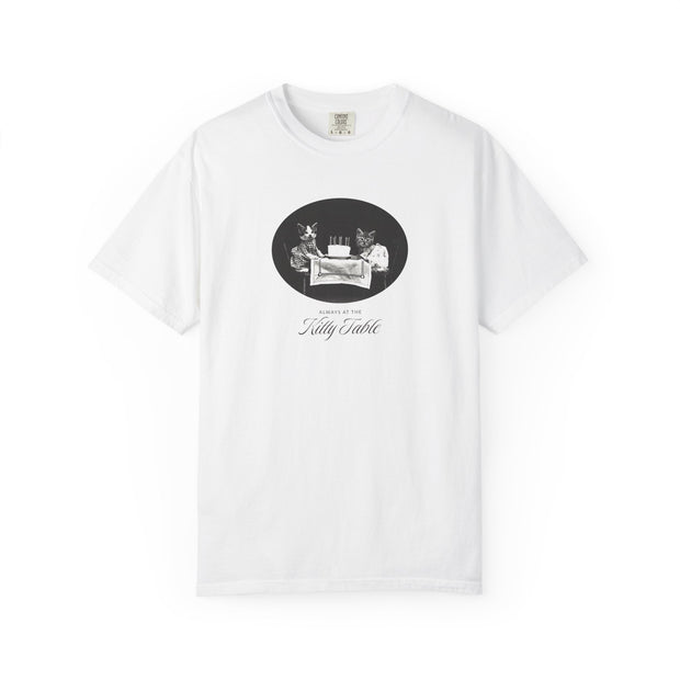 'Always at the Kitty Table' Unisex Adult Tee