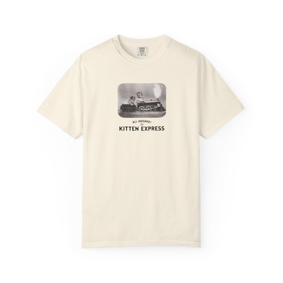 'All Aboard the Kitten Express' Unisex Adult Tee