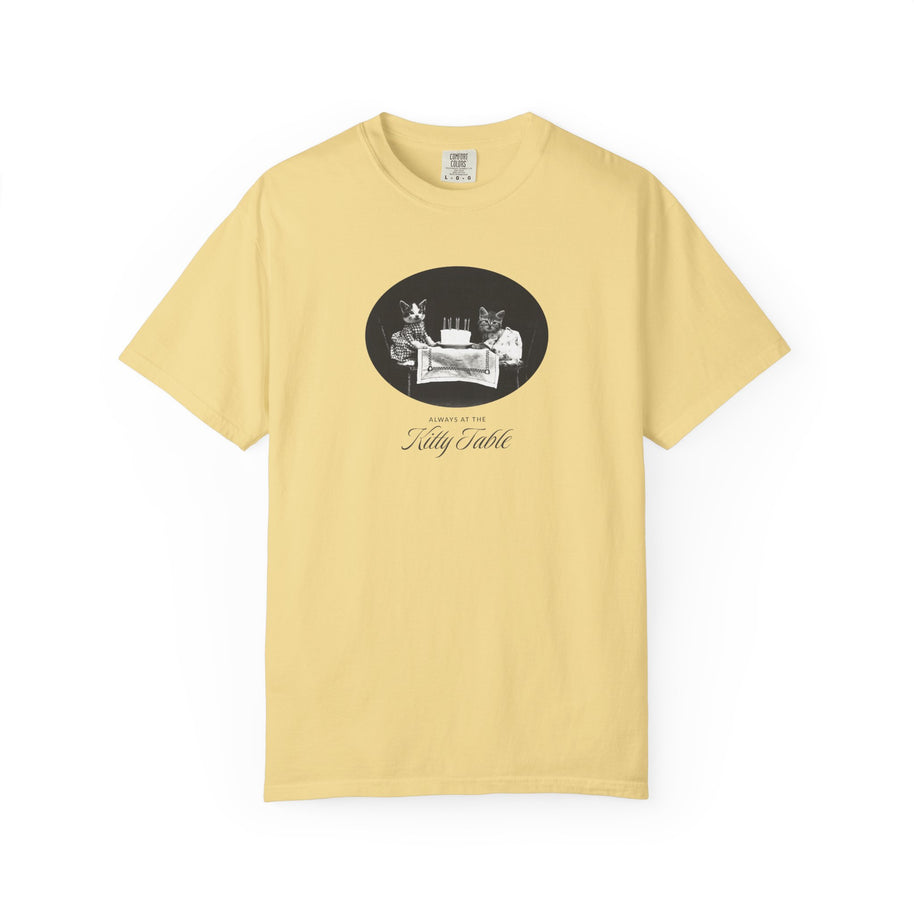 'Always at the Kitty Table' Unisex Adult Tee