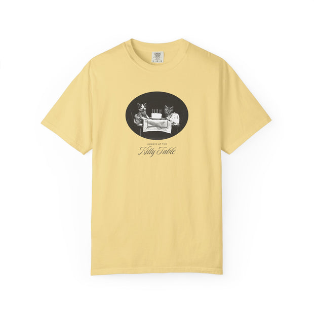 'Always at the Kitty Table' Unisex Adult Tee