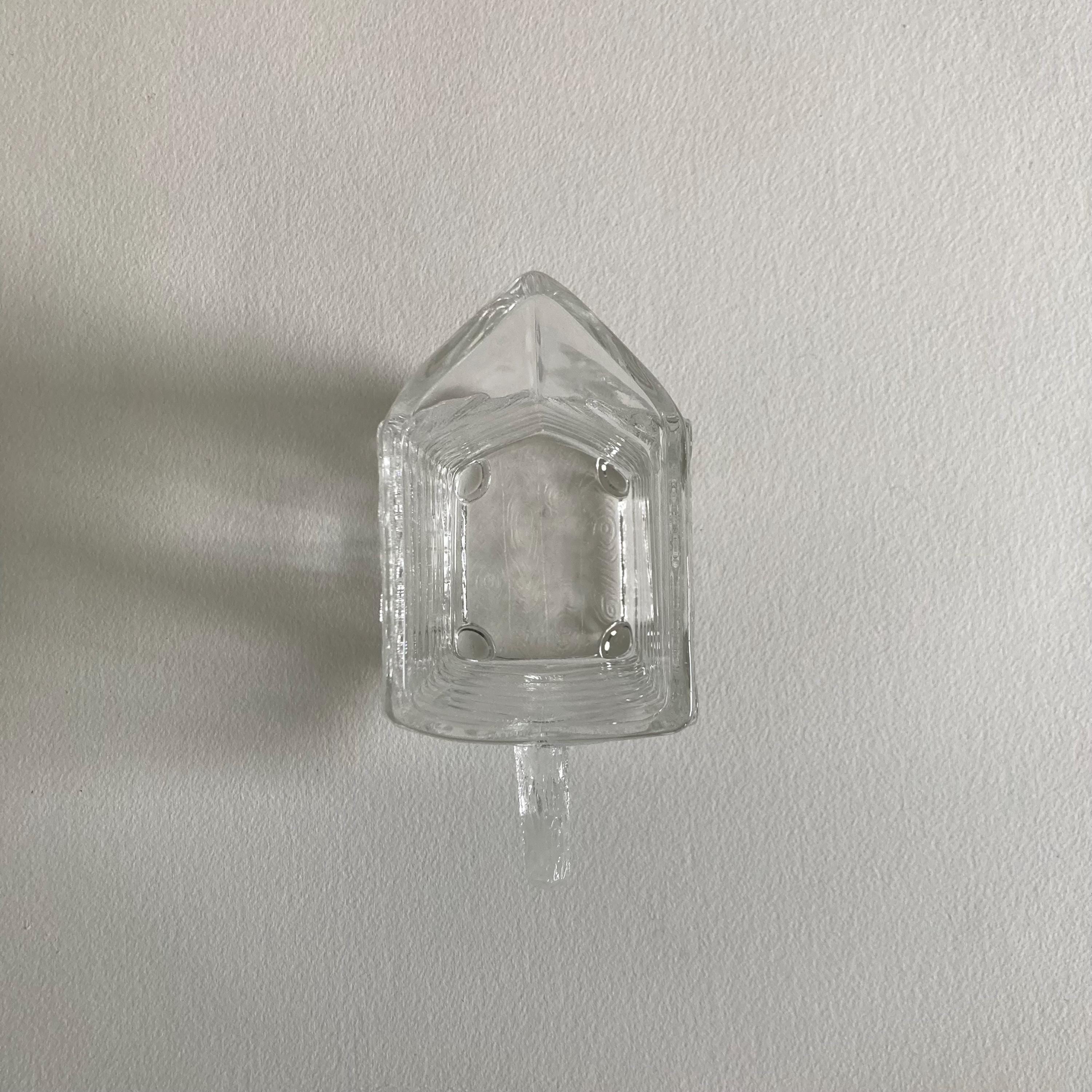 Antique EAPG Log Cabin Creamer - Central Glass Co. Circa 1875