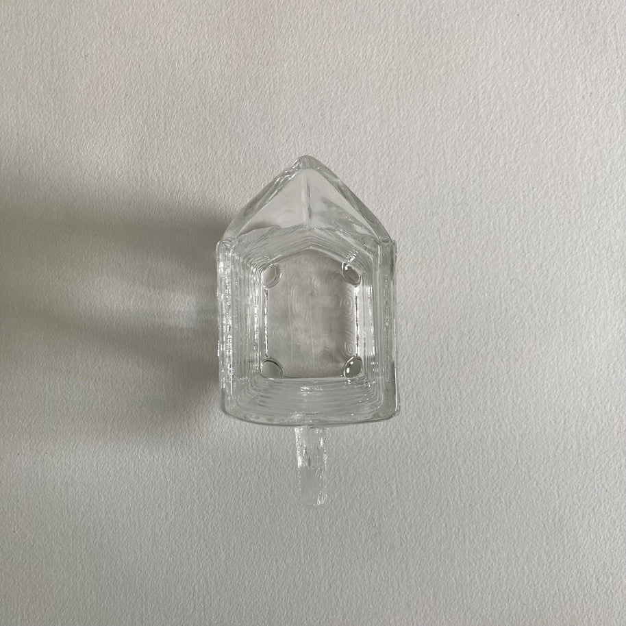 Antique EAPG Log Cabin Creamer - Central Glass Co. Circa 1875