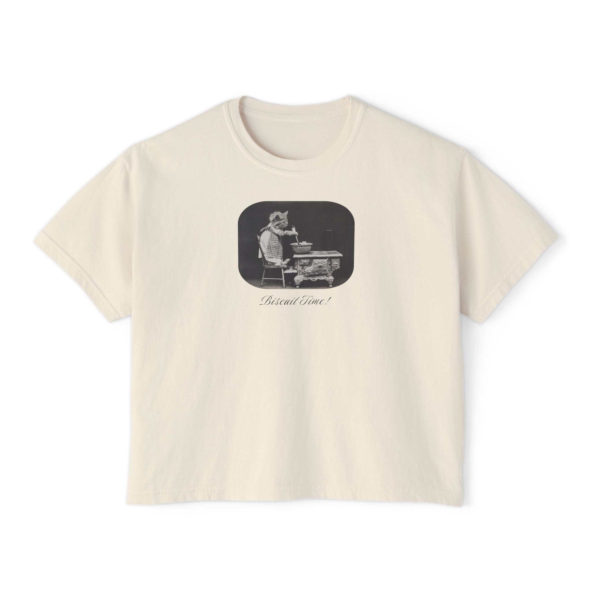 'Biscuit Time' Women's Boxy Tee