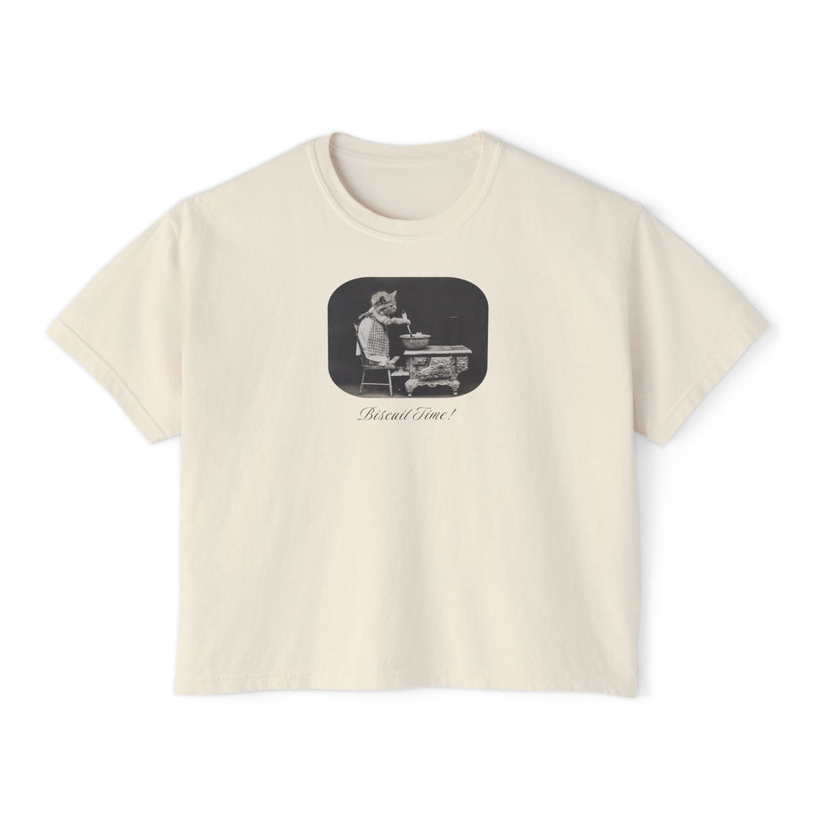 'Biscuit Time' Women's Boxy Tee
