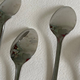 Vintage Mid-Century Modern Stainless Steel Ice Tea Spoons - Set of 8