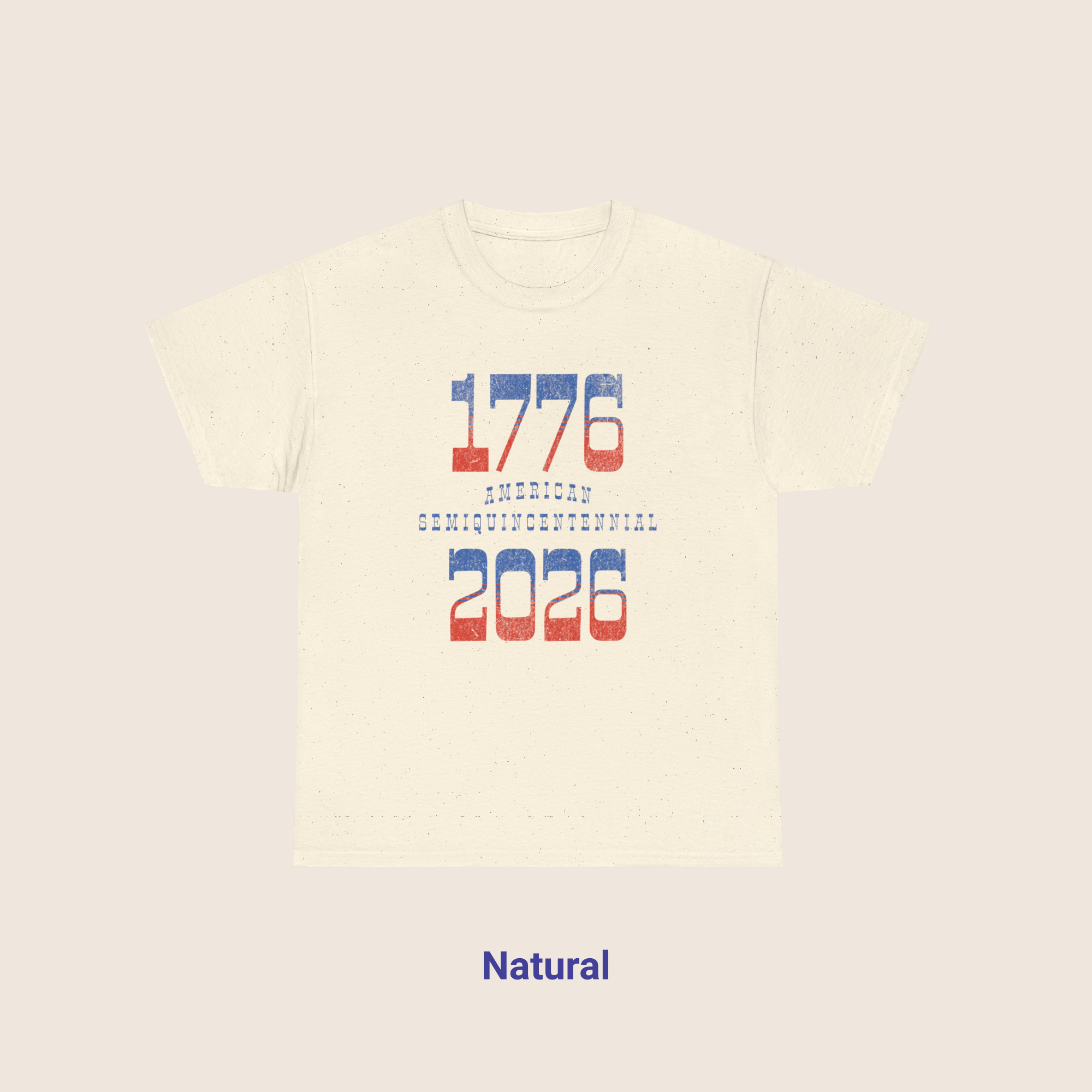 Retro Typography 1776 - 2026 Semiquincentennial T-Shirt