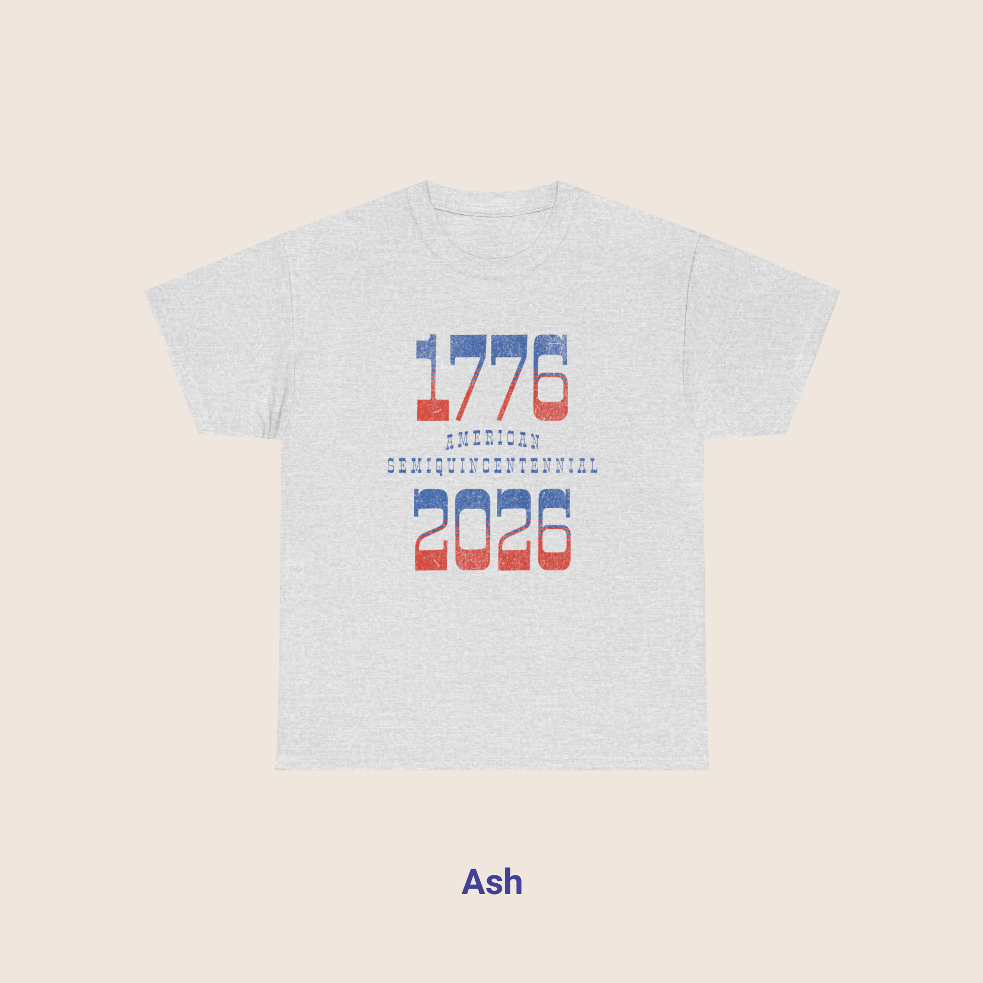 Retro Typography 1776 - 2026 Semiquincentennial T-Shirt