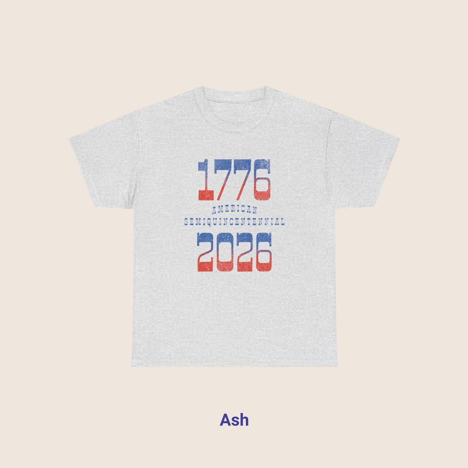 Retro Typography 1776 - 2026 Semiquincentennial T-Shirt