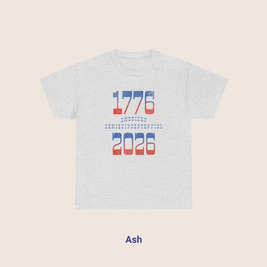 Retro Typography 1776 - 2026 Semiquincentennial T-Shirt