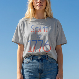 1990s Style Spirit of 1776 Distressed Graphic T-Shirt
