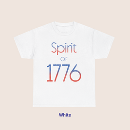 1990s Style Spirit of 1776 Distressed Graphic T-Shirt