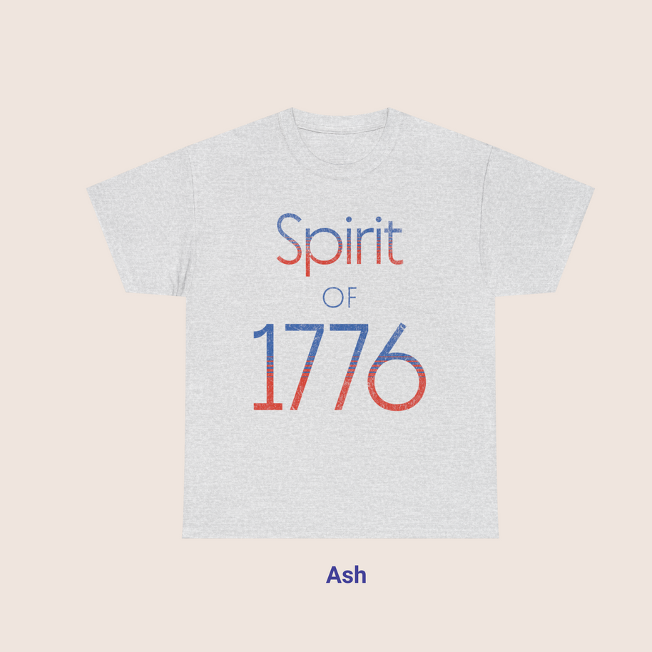 1990s Style Spirit of 1776 Distressed Graphic T-Shirt
