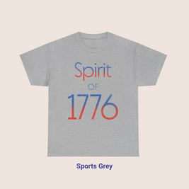 1990s Style Spirit of 1776 Distressed Graphic T-Shirt