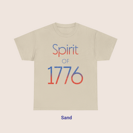 1990s Style Spirit of 1776 Distressed Graphic T-Shirt