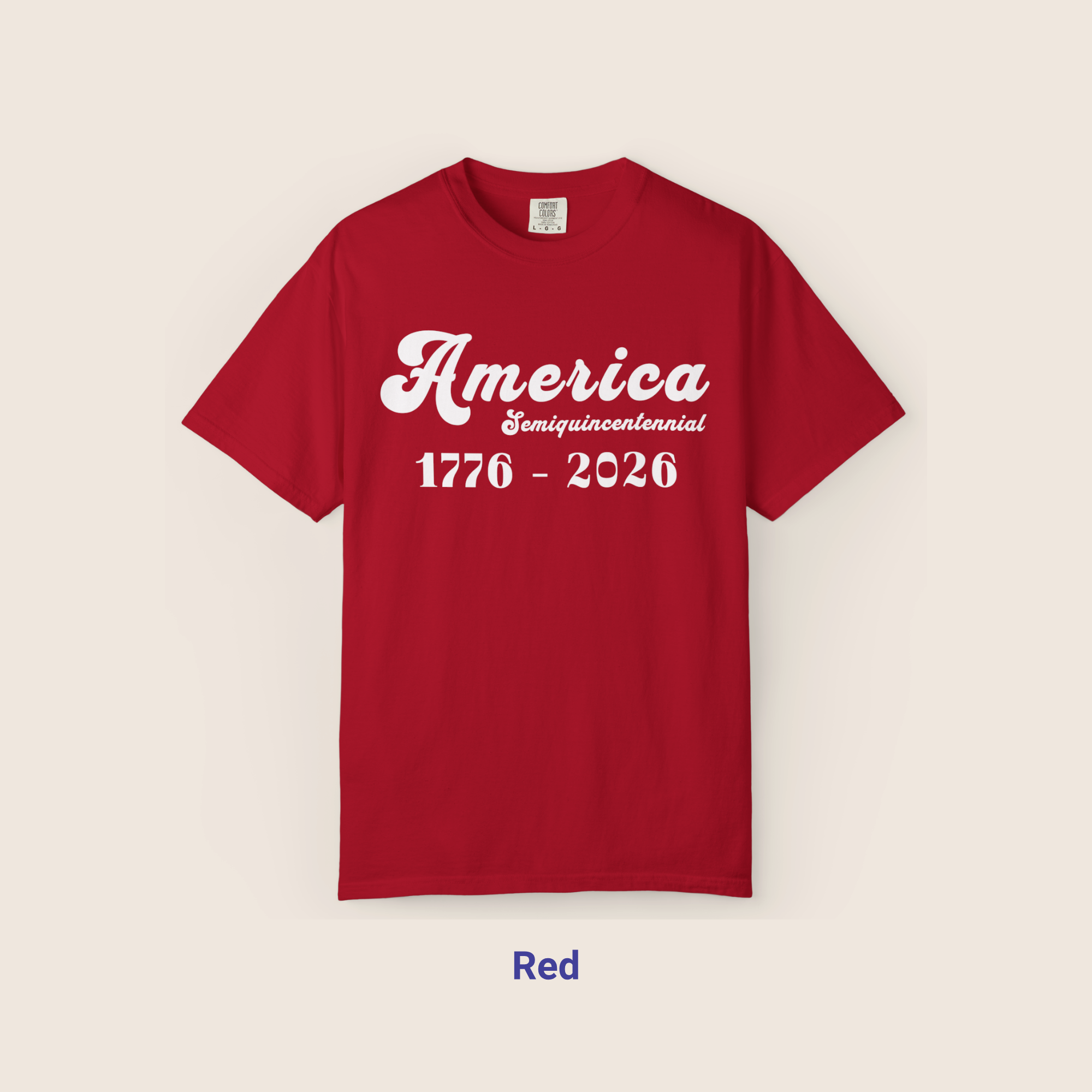 Comfort Colors Retro America 1776-2026 T-Shirt