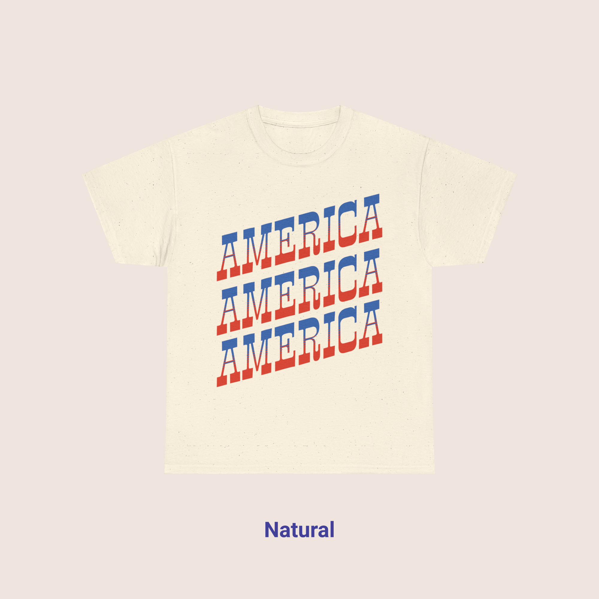 Retro AMERICA Typography Tee