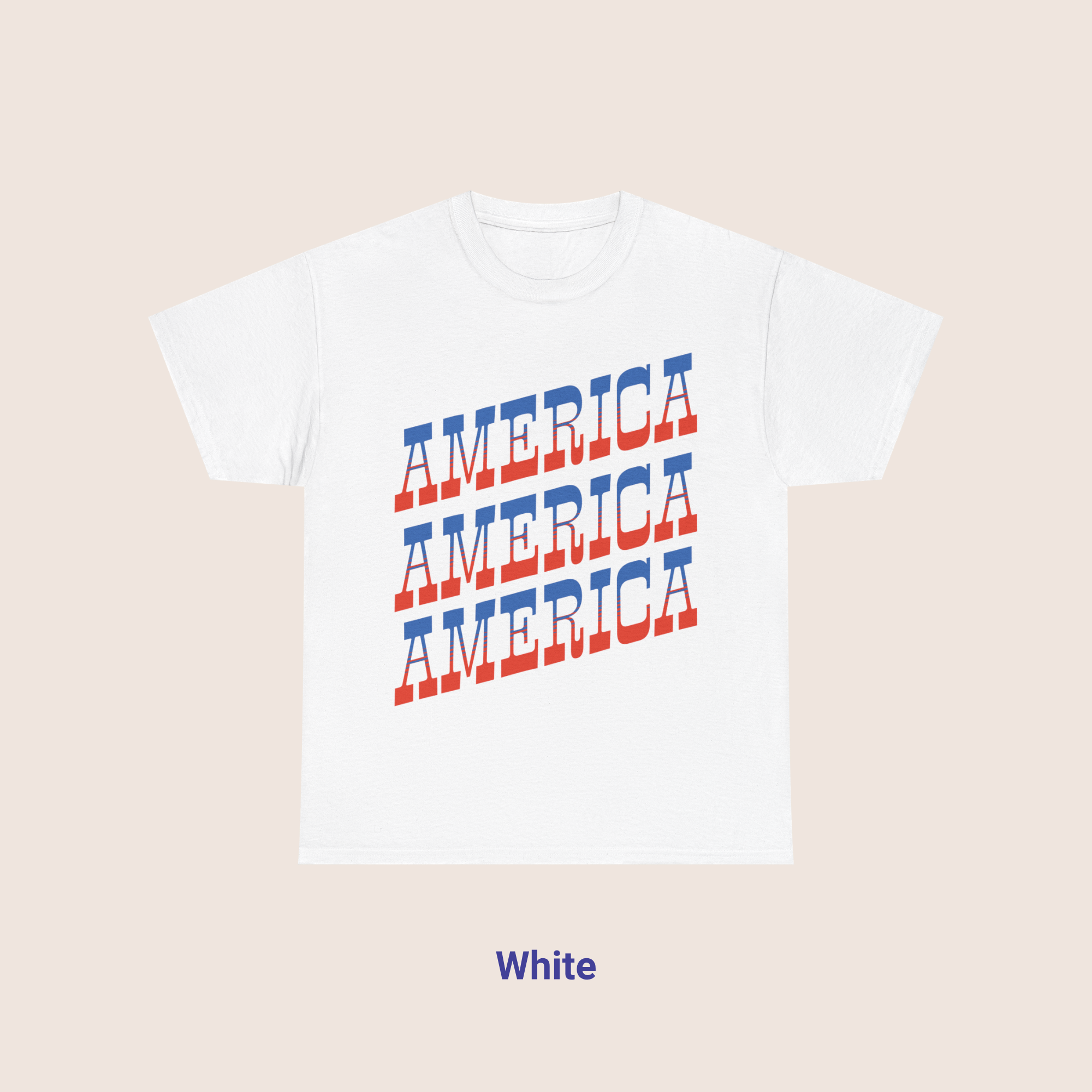 Retro AMERICA Typography Tee