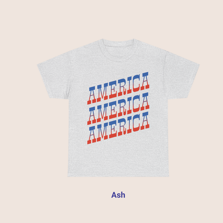 Retro AMERICA Typography Tee