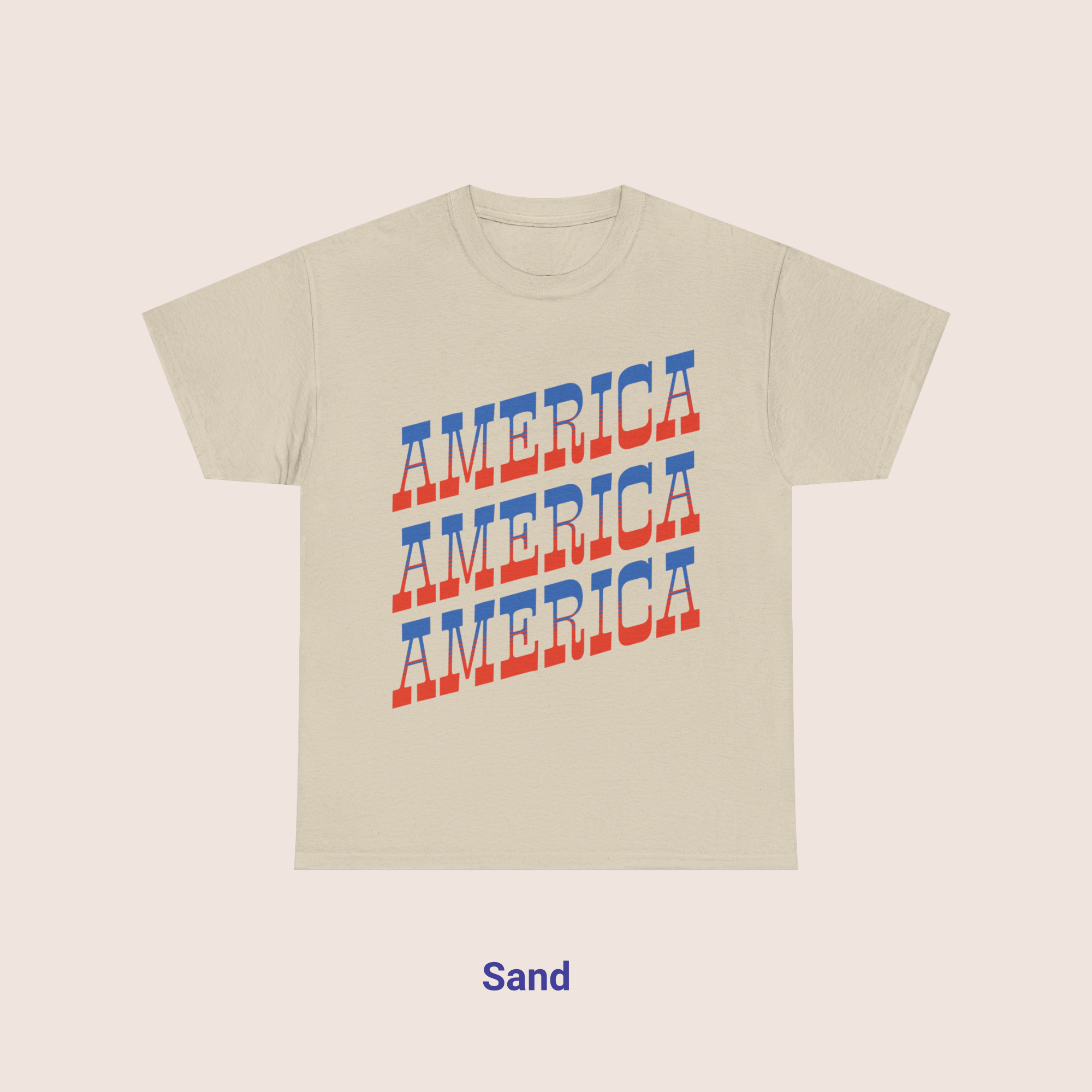 Retro AMERICA Typography Tee