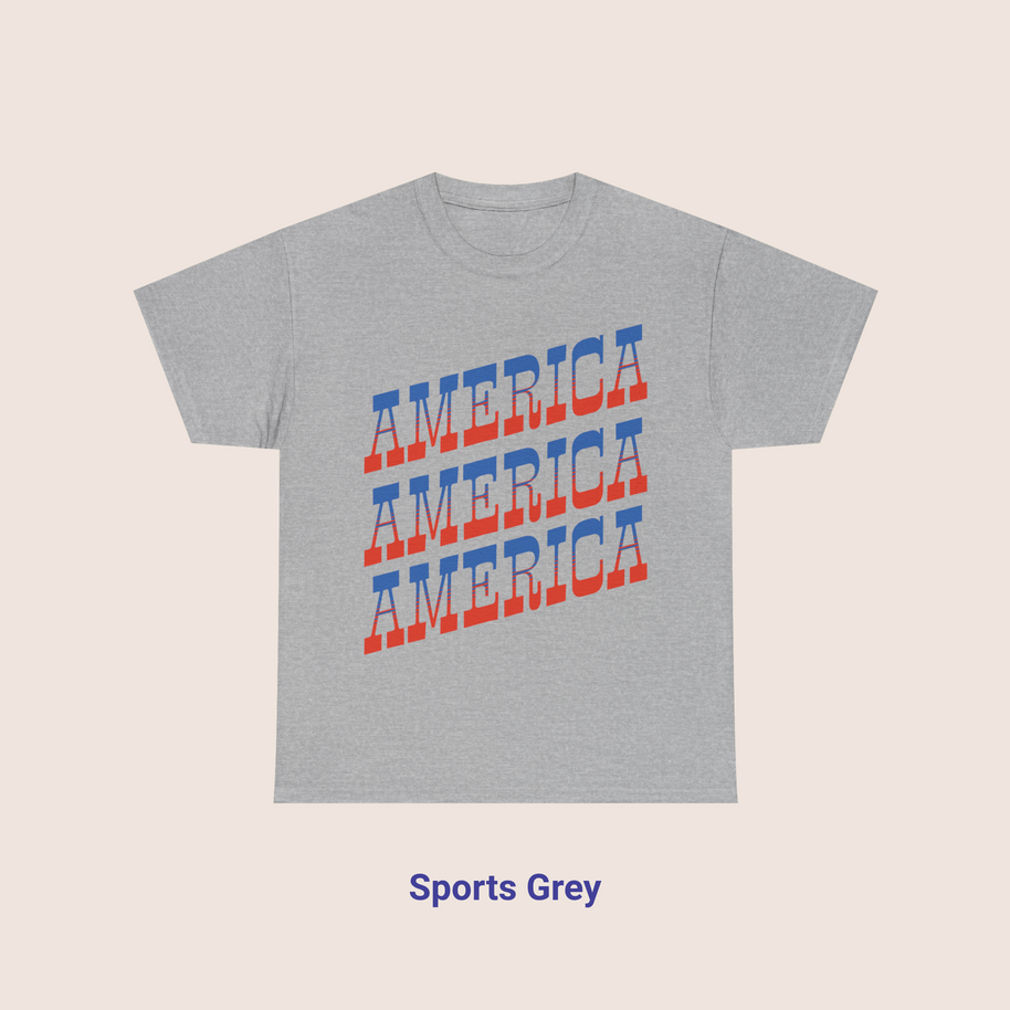 Retro AMERICA Typography Tee