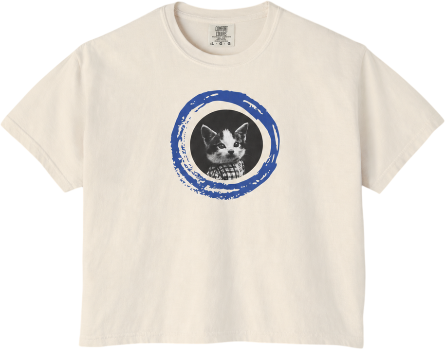 'Cute Kitten' Women's Boxy Tee