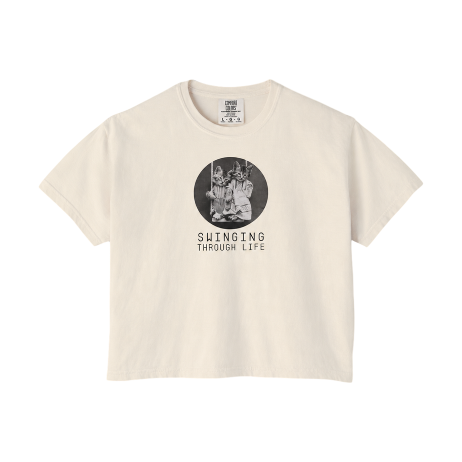 'Swinging Through Life' Women's Boxy Tee