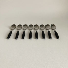 Dansk Kongo Teaspoon: Black Nylon Handle, Mid Century Modern (Germany)