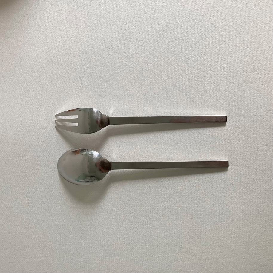 Vintage Dansk Ingot Serving Set: Jens Quistgaard Danish Modern Flatware
