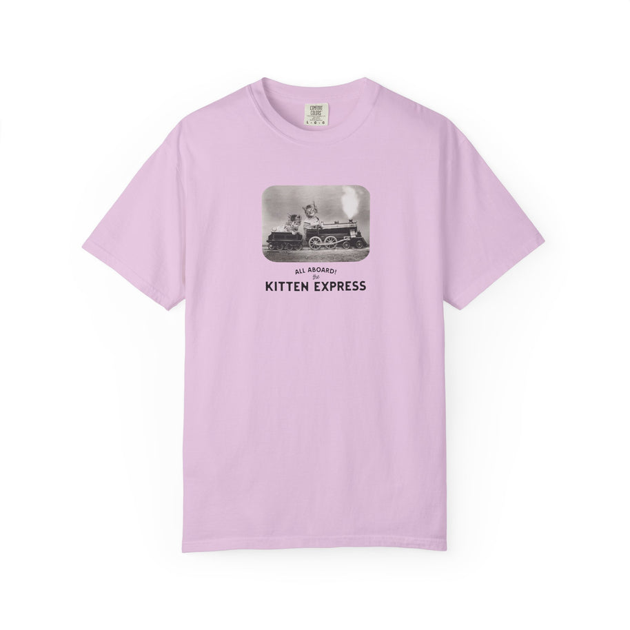 'All Aboard the Kitten Express' Unisex Adult Tee