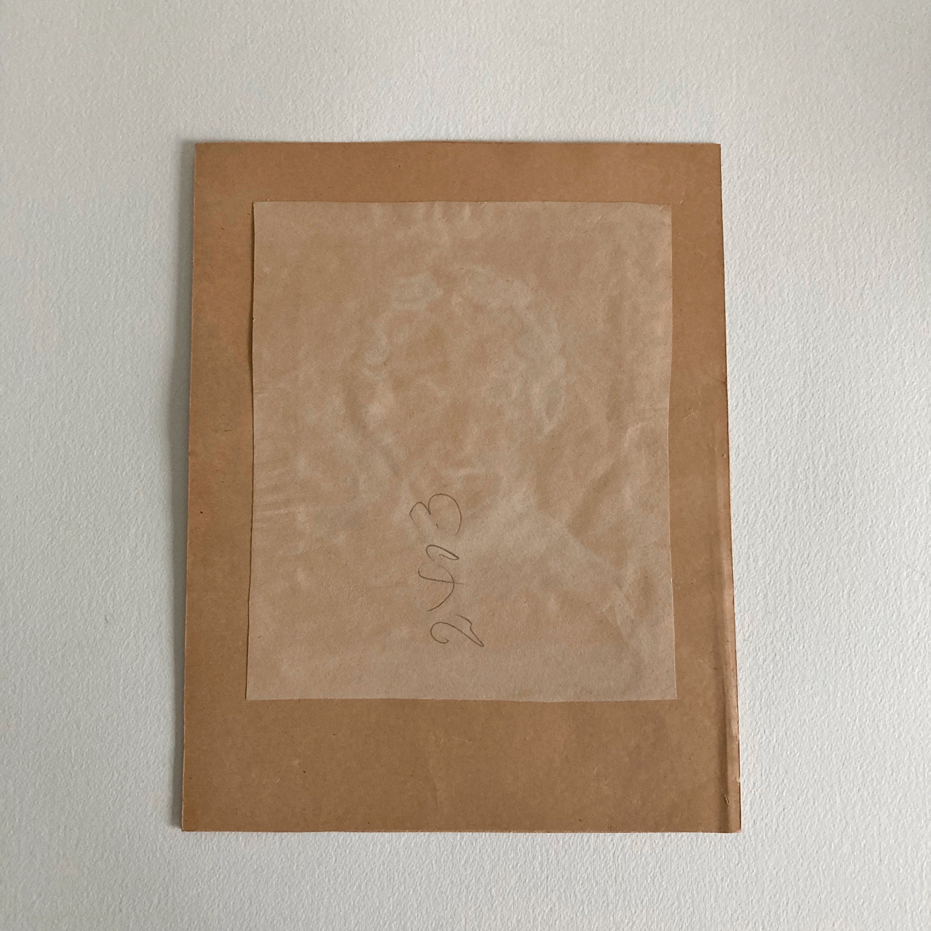 Mid Century Watercolor Portrait: Woman in Kimono Jacket, Signed Art (1953)