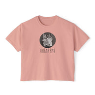'Swinging Through Life' Women's Boxy Tee