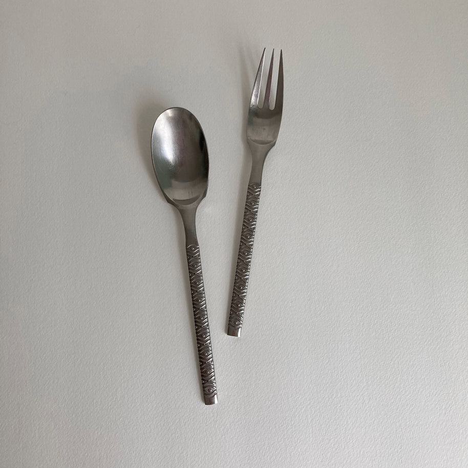 Vintage Dansk Prado Serving Set: Jens Quistgaard Danish Modern Flatware