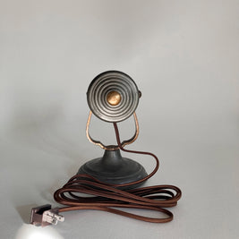 Antique Pewter Gimbal Lights: Nautical Table or Wall Sconces - Rewired