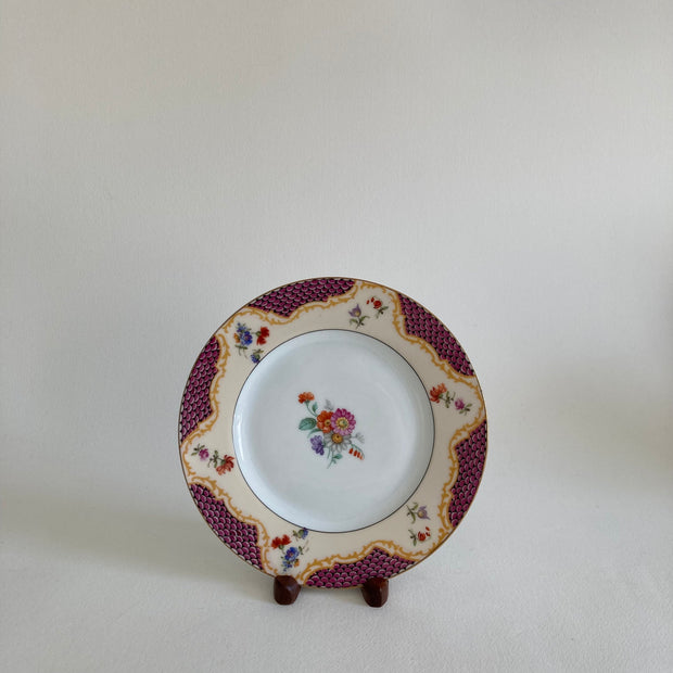 Vintage Phoenix China Plate: Floral Wall Decor, Cecho Slovakia