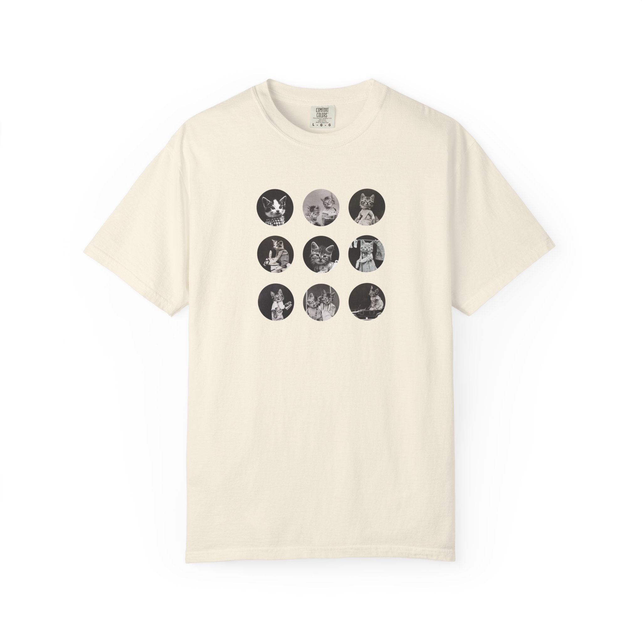 'Nine Lives Kitten' Unisex Adult Tee