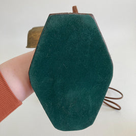 Vintage Patinated Banker's Desk Lamp - Professionally Rewired