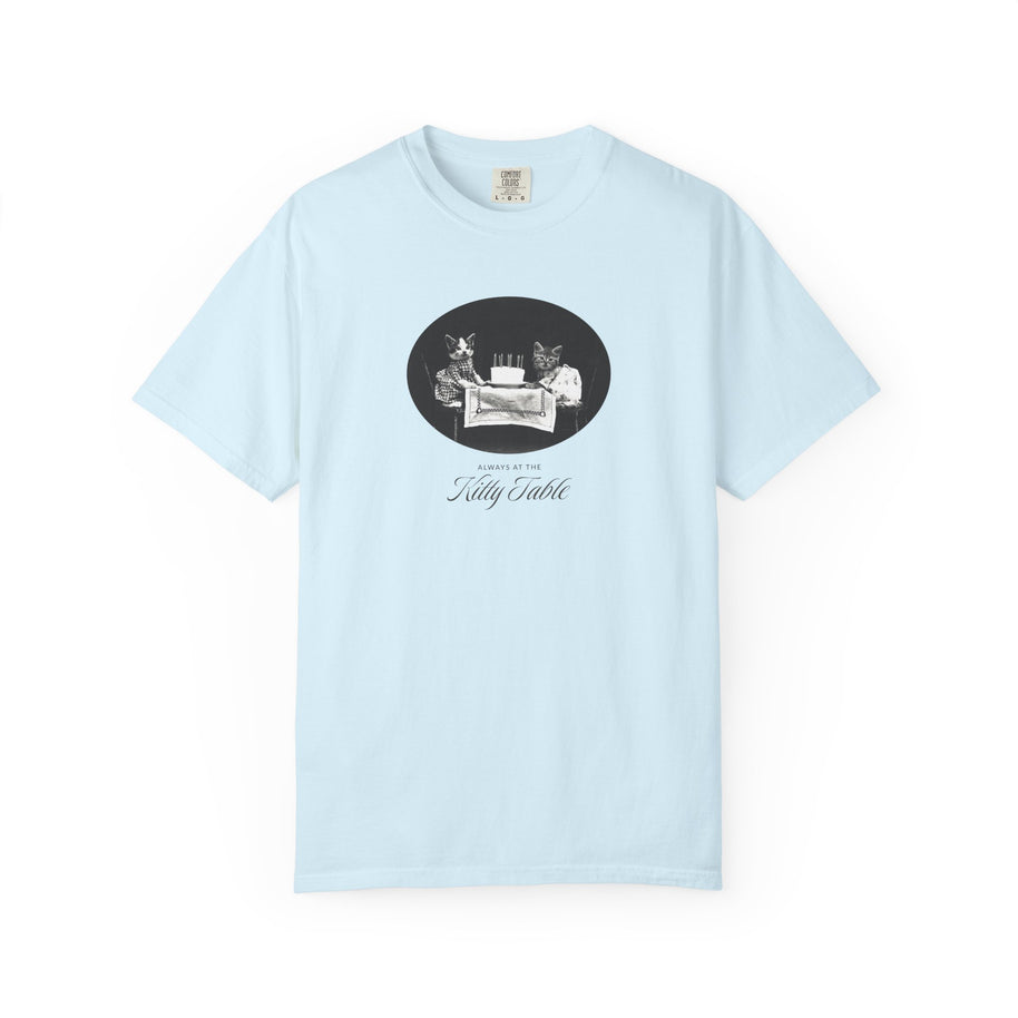 'Always at the Kitty Table' Unisex Adult Tee