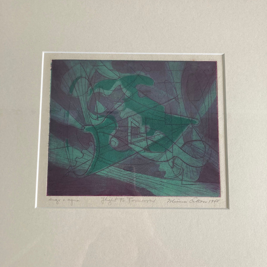 Minna Citron Abstract Etching: 