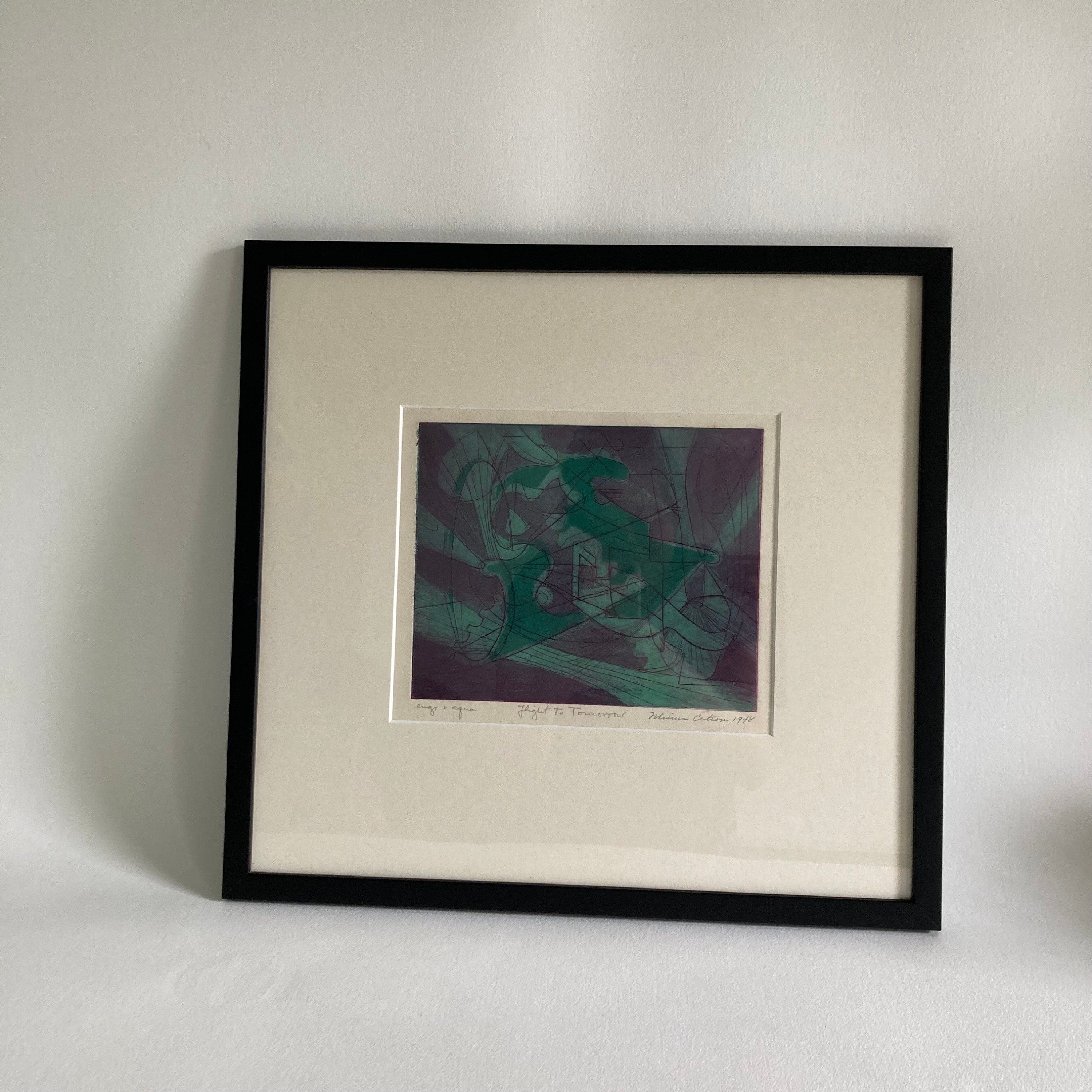Minna Citron Abstract Etching: 